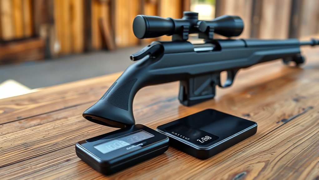 average rifle weight varies