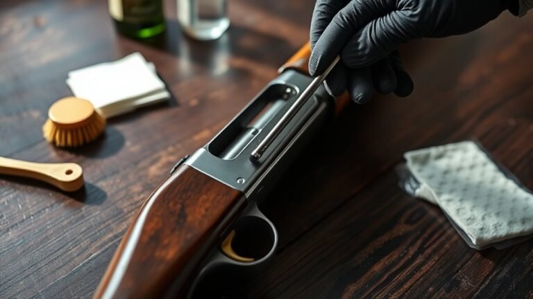 clean rifle in three steps