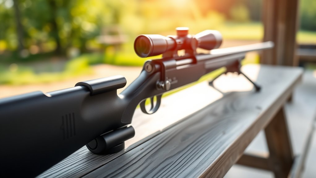 high pressure air rifle operation