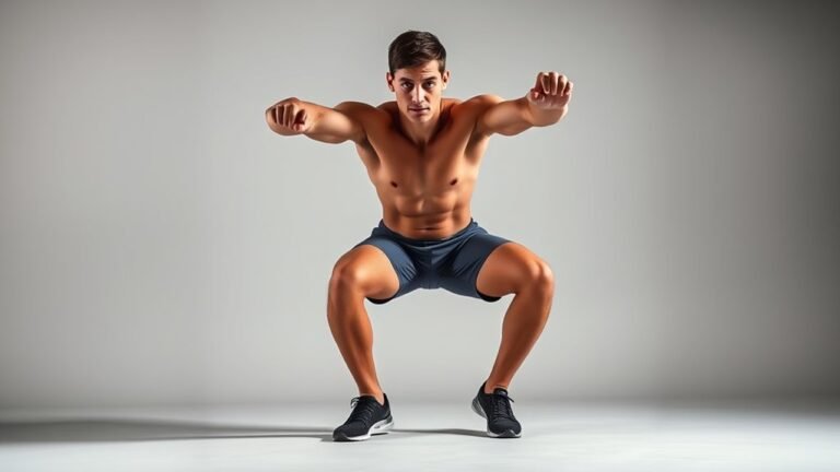 performing a single leg squat