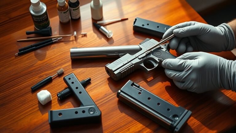 pistol cleaning step by step