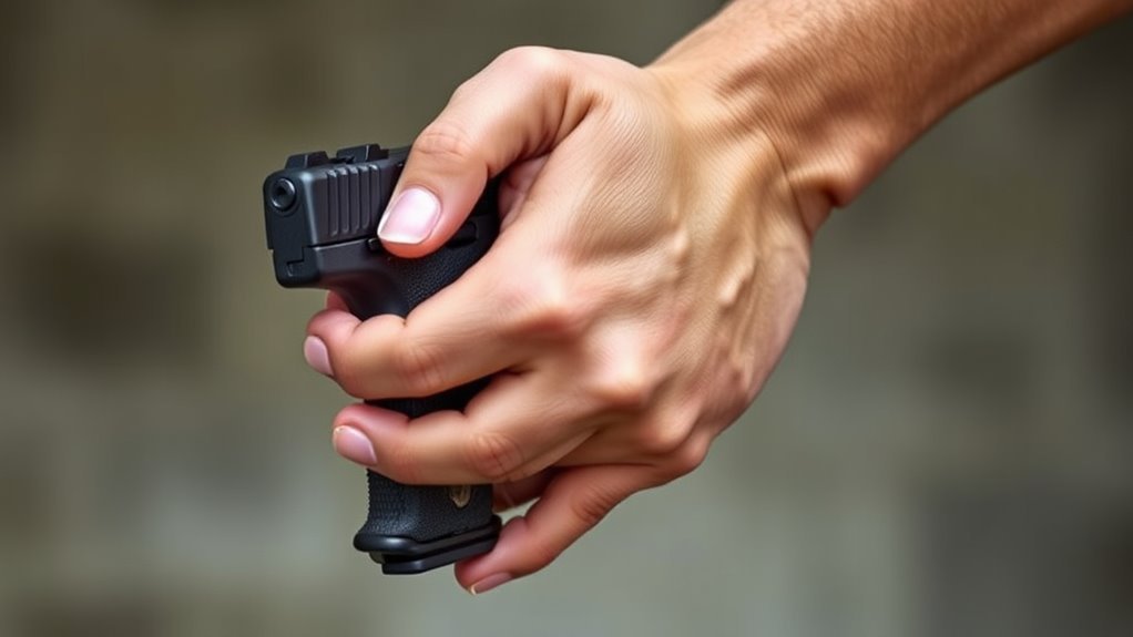 proper pistol grip technique