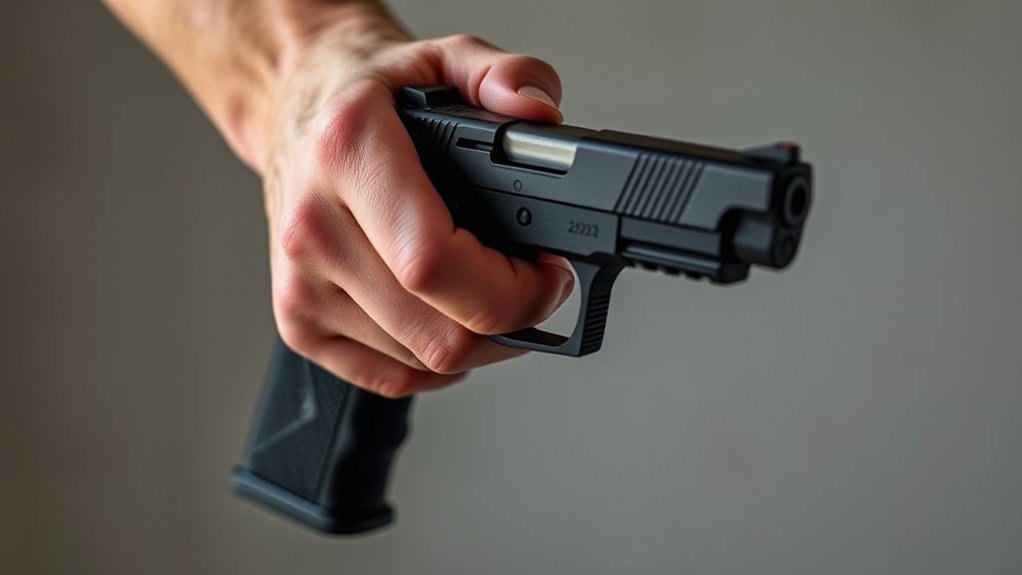 proper pistol grip technique