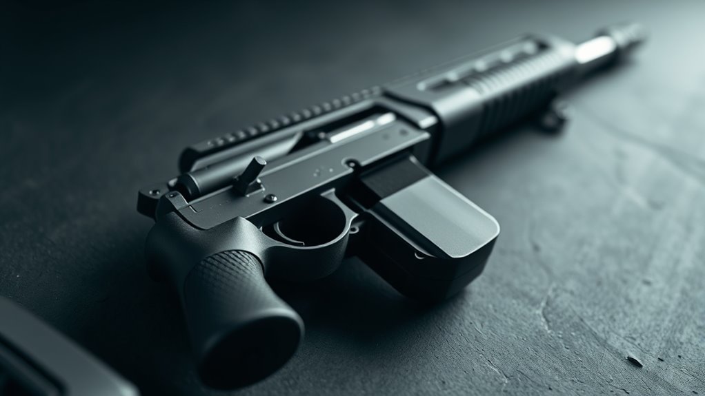 rear trigger firearm mechanism