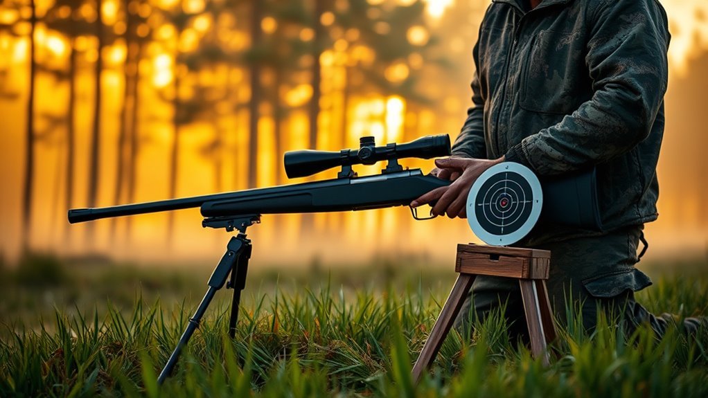 rifle scope sighting guide