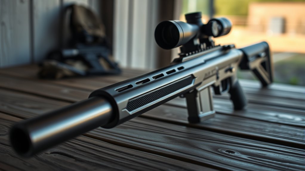 silent digitally enhanced firearm