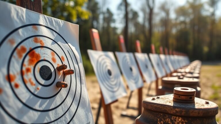 suitable paper and steel targets