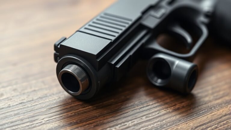 using a threaded pistol barrel