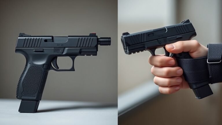 attaching and stabilizing firearm