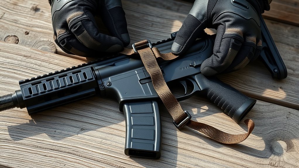attaching sling to ar