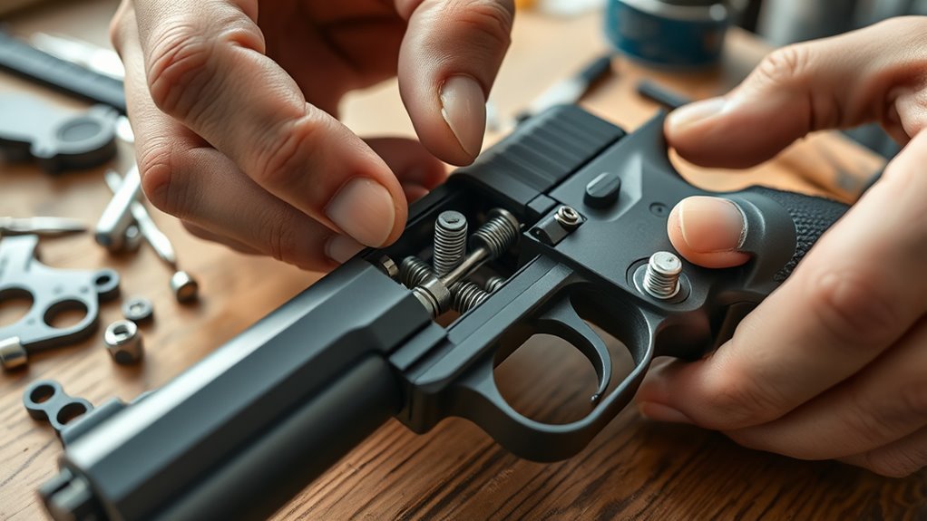 build and reinforce trigger mechanism