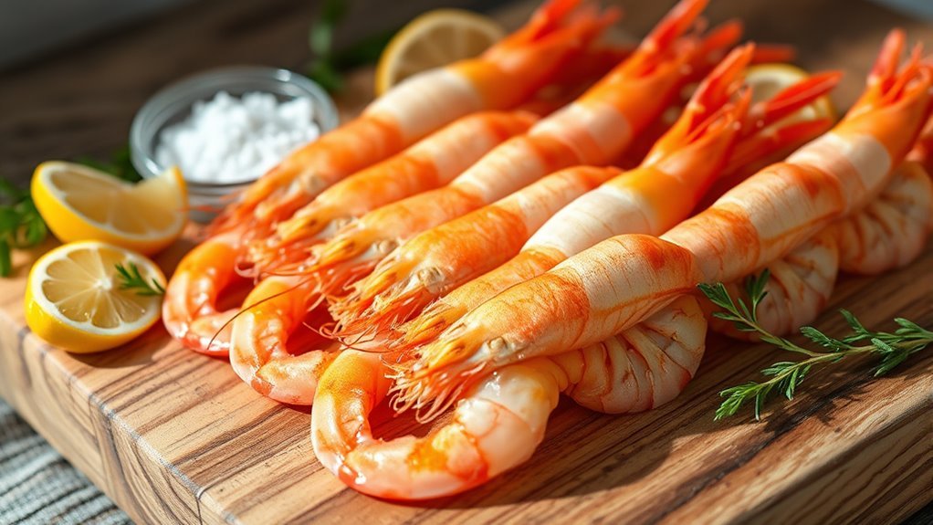 cook shrimp until bright red