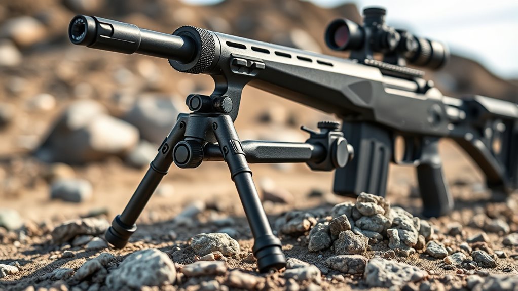 durable adjustable stable bipod