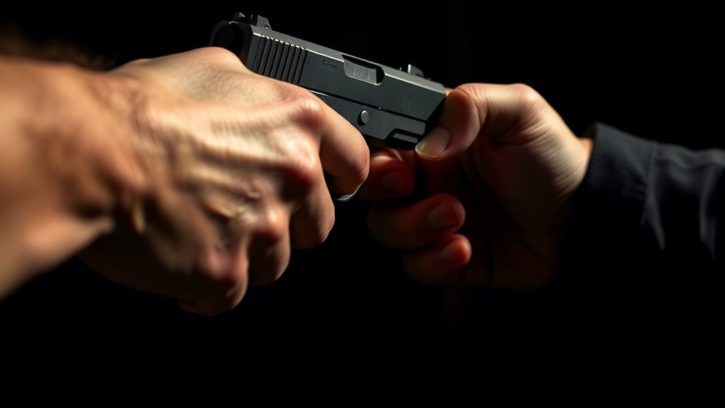 handle firearms with care