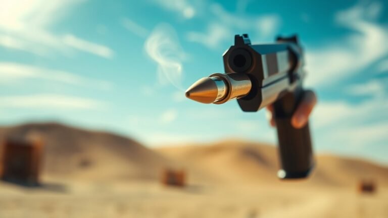 maximum pistol bullet distance