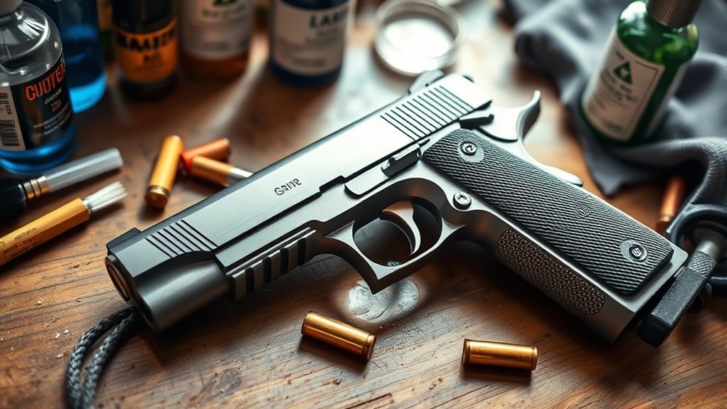 pistol cleaning and maintenance