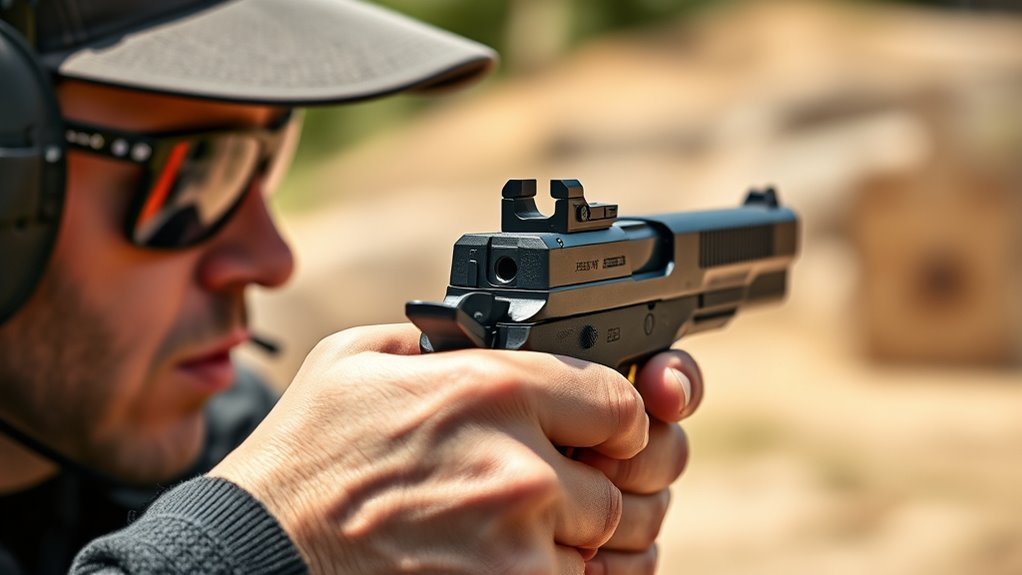 pistol sighting step by step