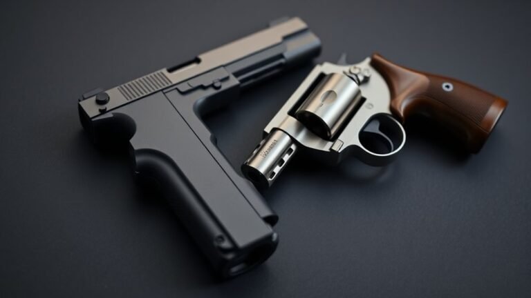 pistol vs revolver differences