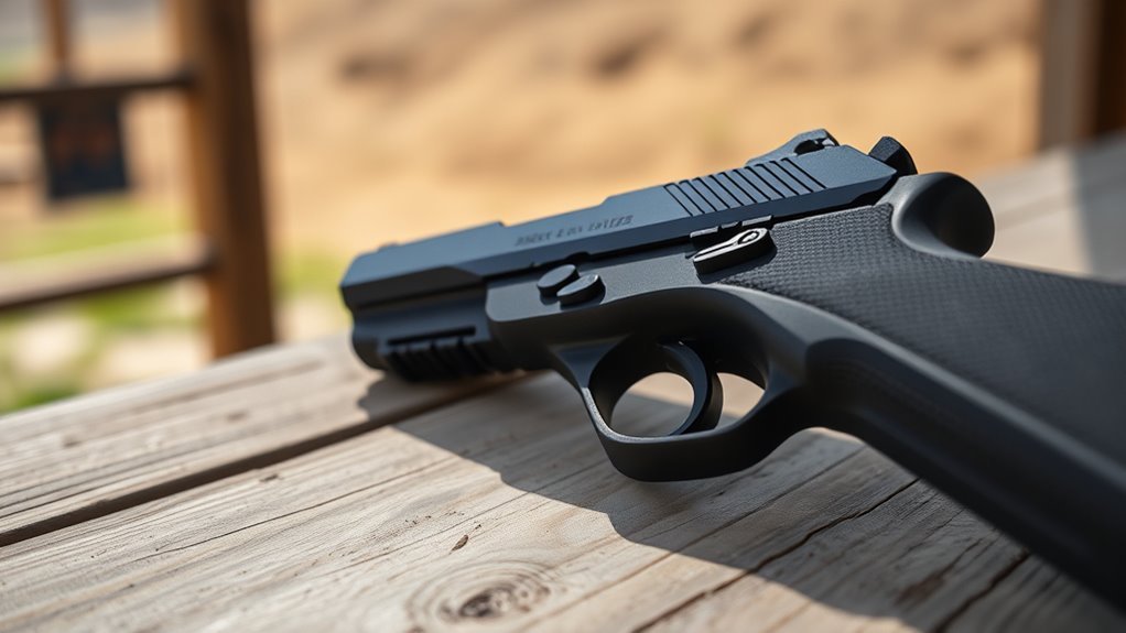 pistol with recoil reduction