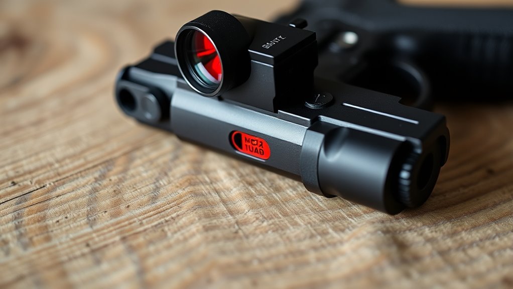 proper red dot mounting