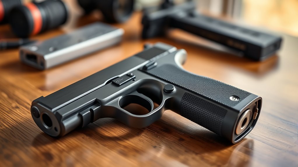 safe modern pistol dry firing