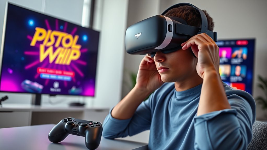 set up vr and start game