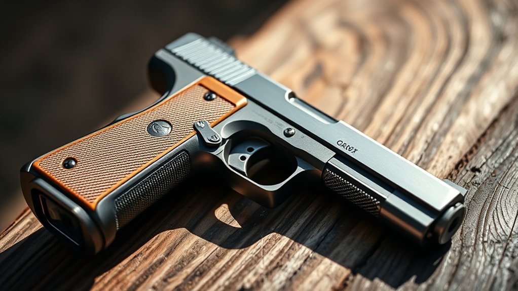 small handgun with a barrel