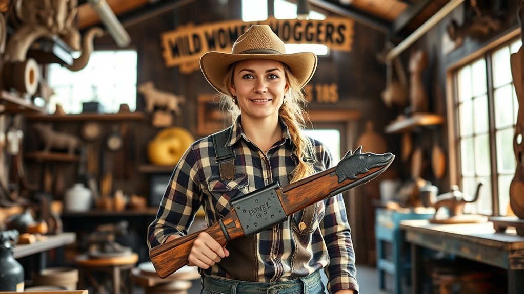 women led hog removal conservation
