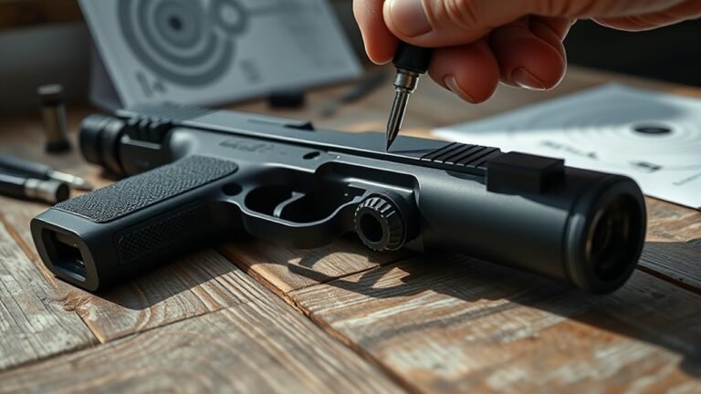 aligning pistol sights accurately