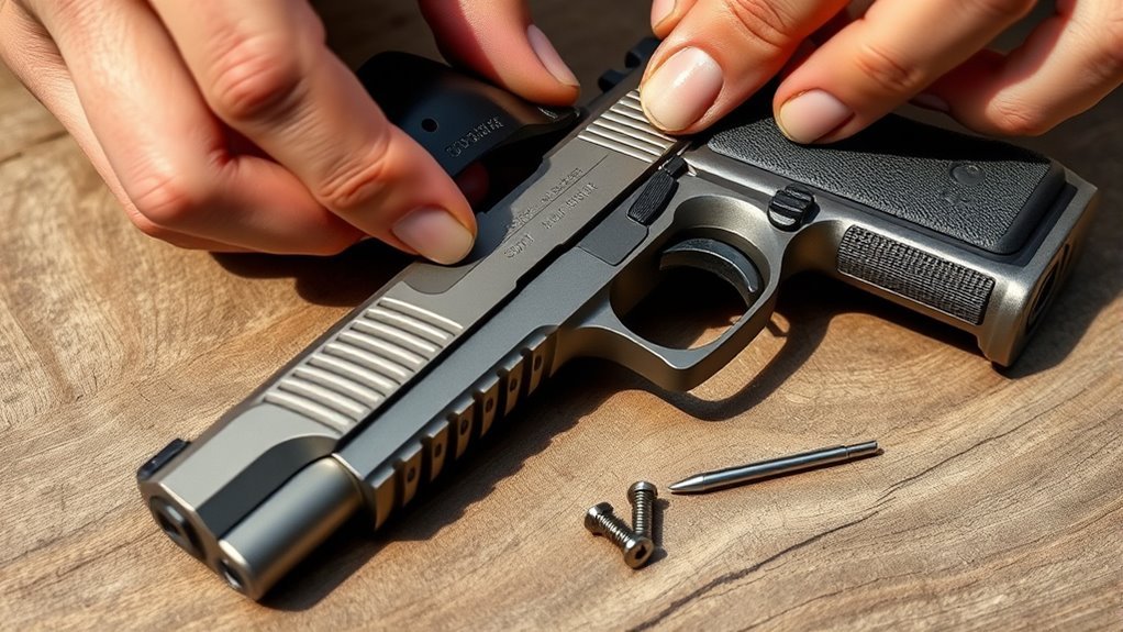 attaching pistol foregrip