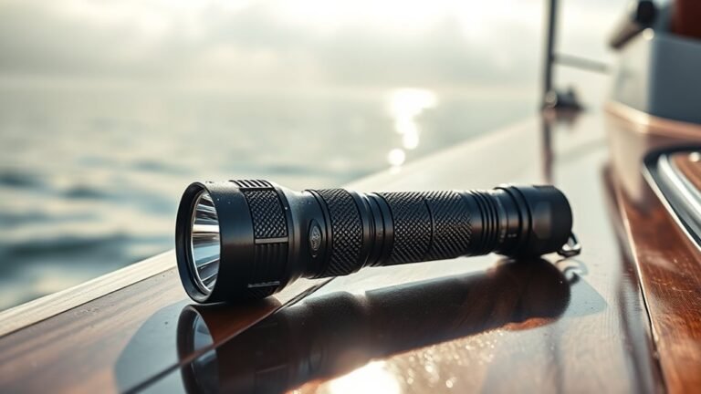 bright durable reliable boat flashlight