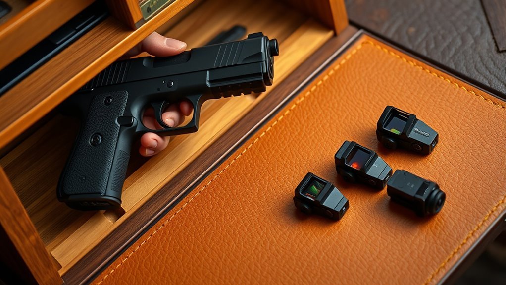 choose pistol and sights wisely