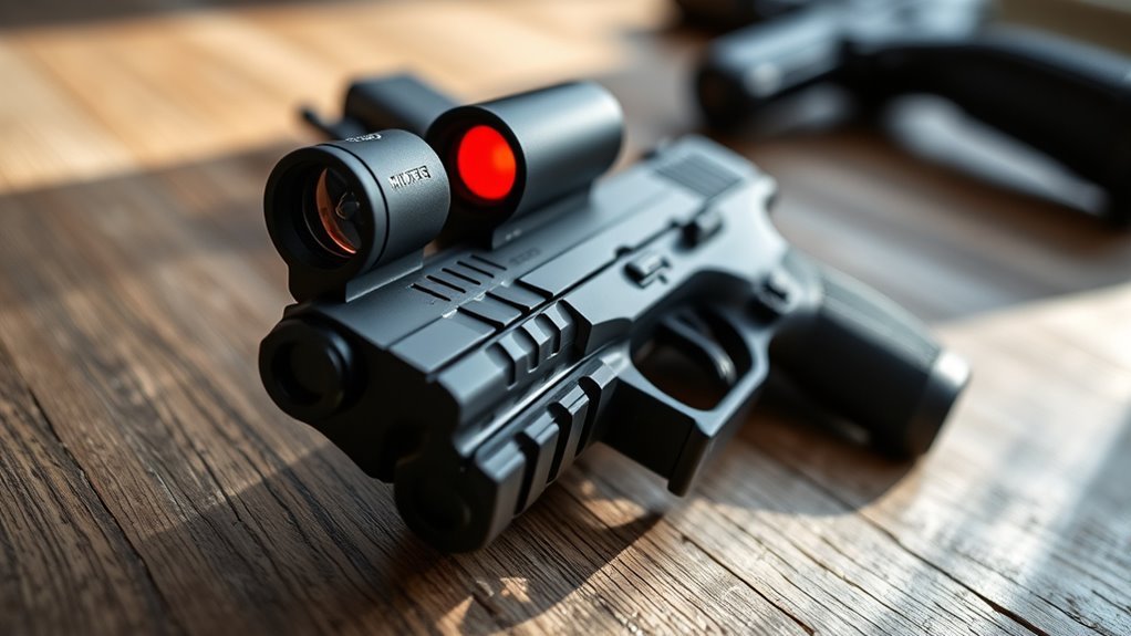 choosing red dot size