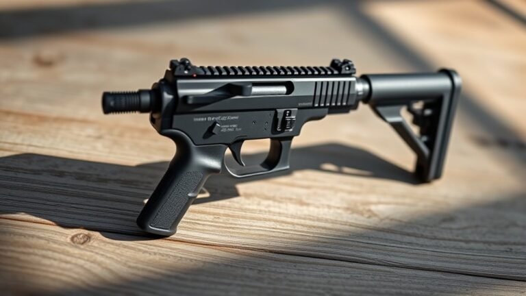 compact firearm with pistol grip