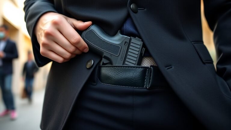 concealing a full size pistol