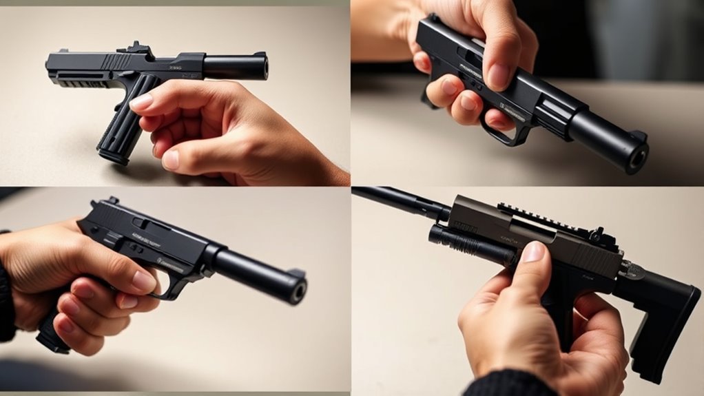 convert pistol into sbr