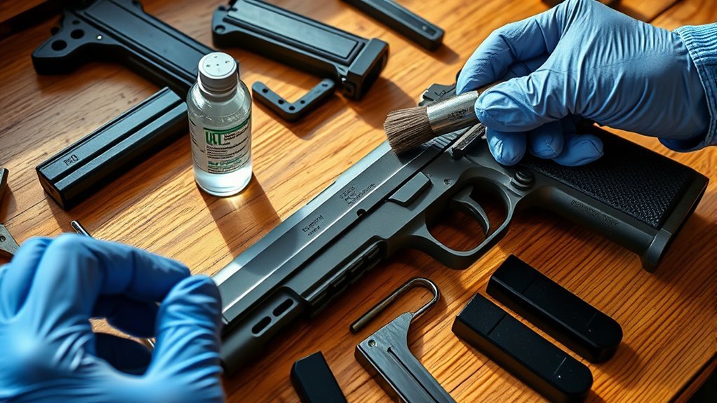 disassemble clean lubricate reassemble