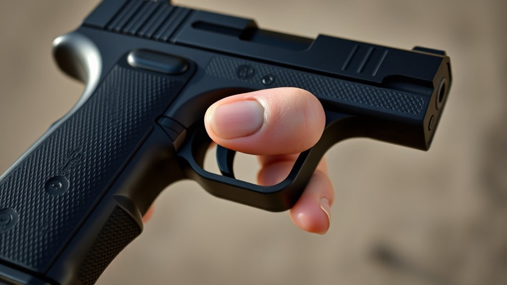 engage safety before firing