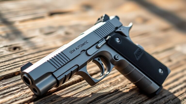 handheld firearm with barrel