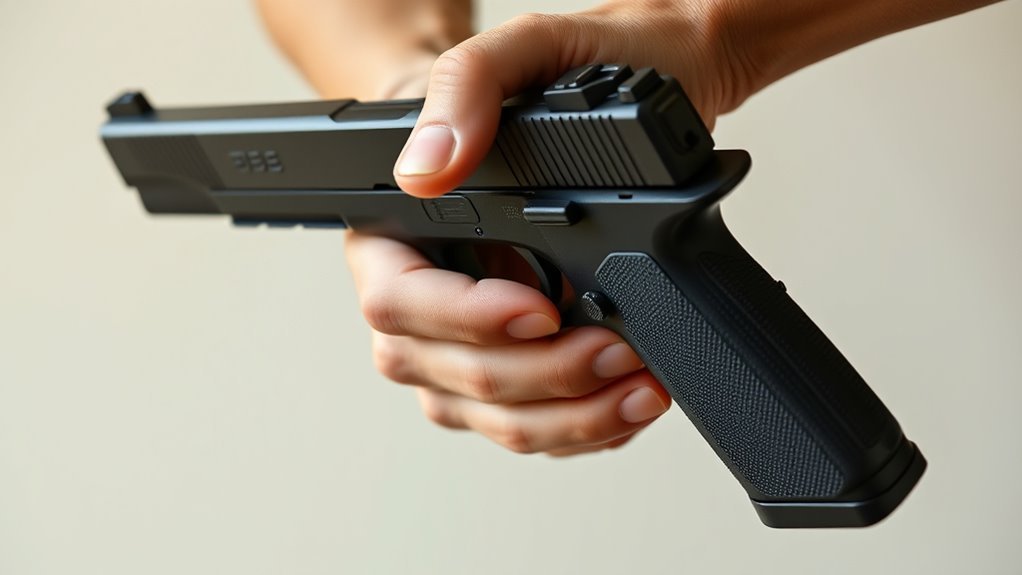 maintain firm consistent grip