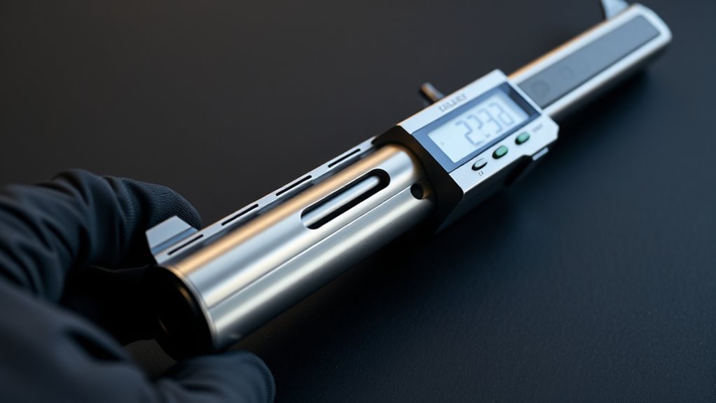 measure from ejection port