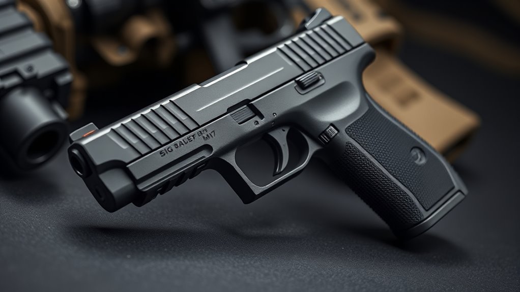modular 9mm military pistol