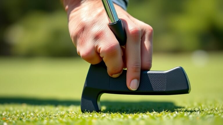 pistol grip golf putter