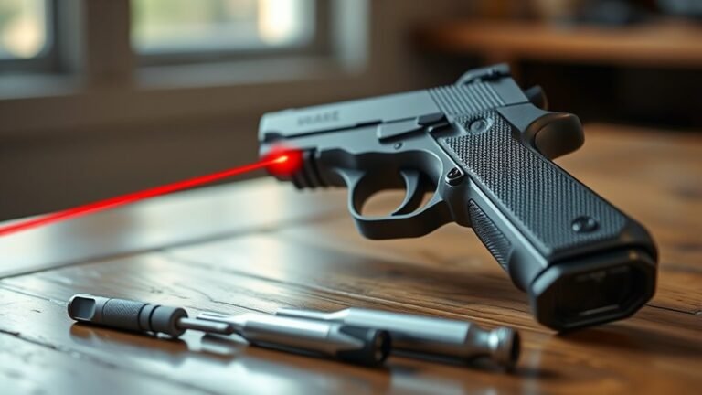 pistol laser zeroing guide