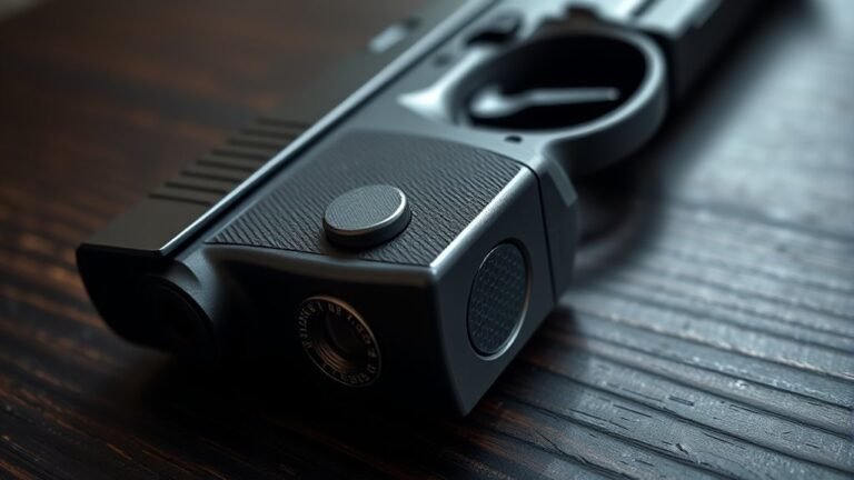 pistol thumb safety mechanism