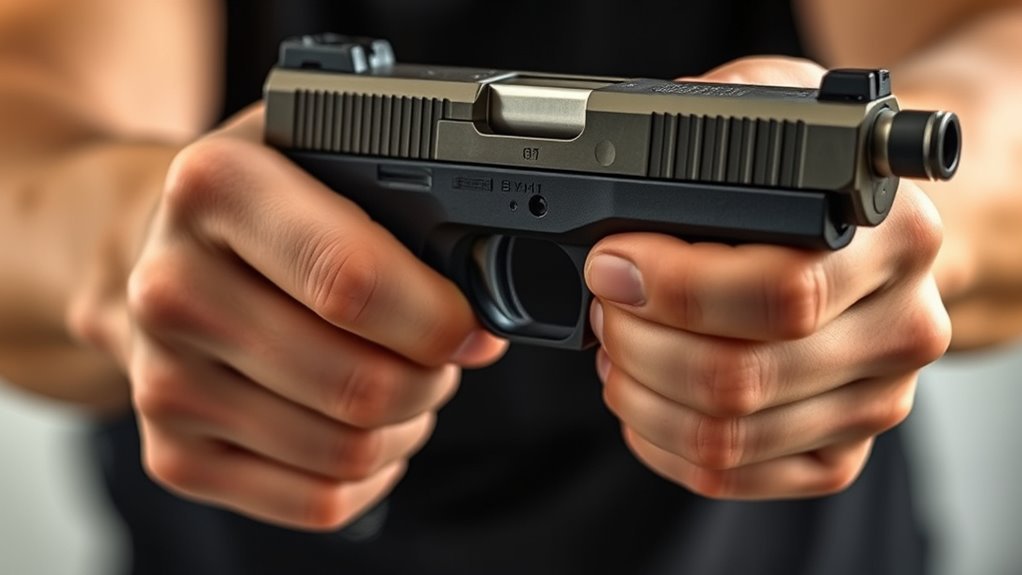 proper grip and alignment