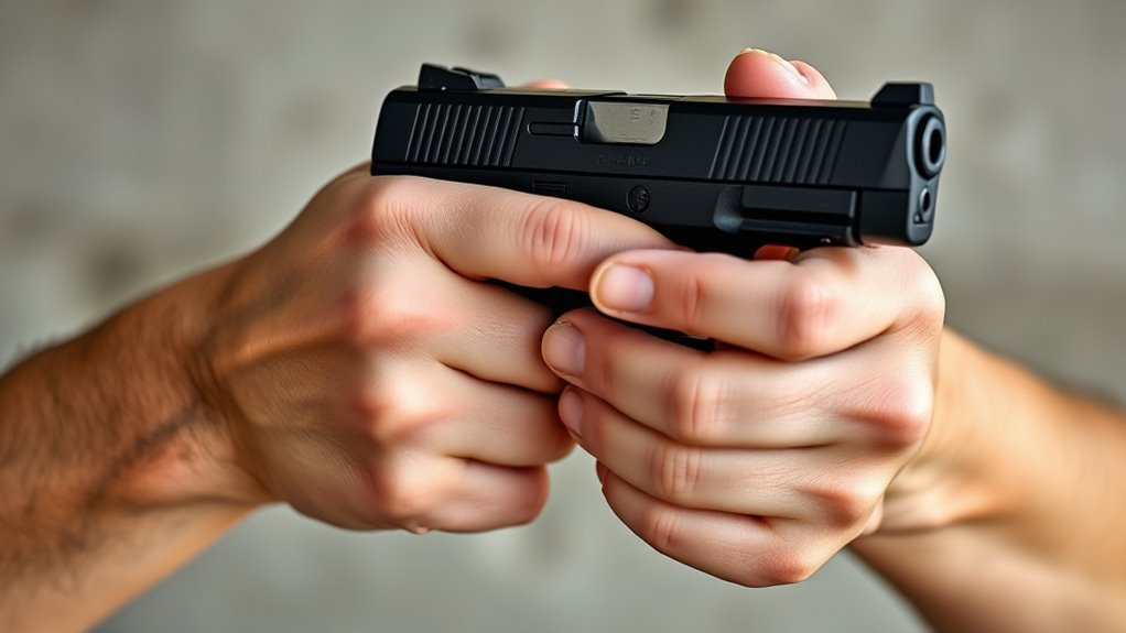 proper grip enhances accuracy