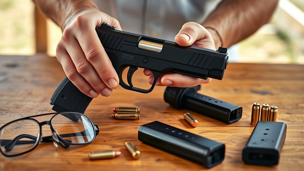 proper pistol handling instructions