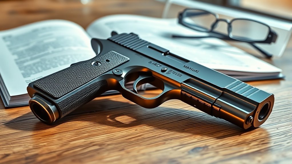 recoil operated semi automatic firearm