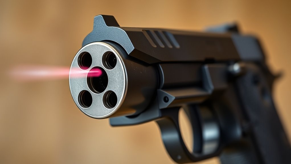 reduces muzzle rise effectively